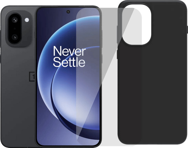OnePlus 15R Smartphone 256GB Schwarz 5G mit Zubehörset - Bild 1