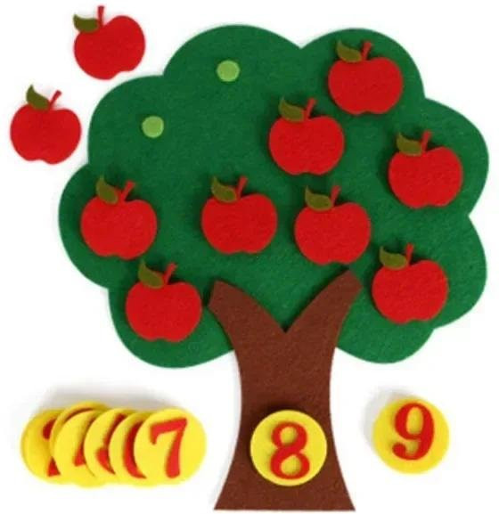 Binchi Montessori Reise Spielzeug, Filz Aktivität Lernbuch, ab 3 Jahre - Bild 1
