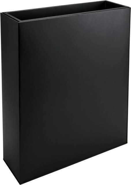 Vivanno Raumteiler Elemento Pflanzkübel aus Stahlblech Schwarz B/T/H: 75 x 25 x 90 cm - Bild 1