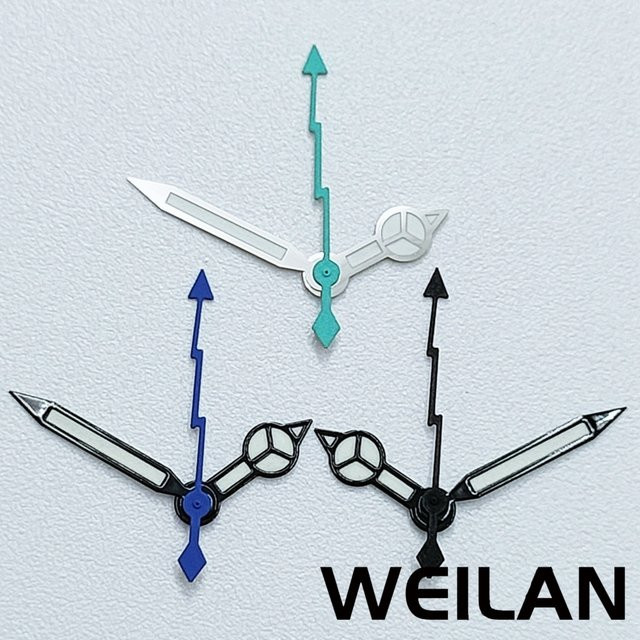 ANGLANG Zeiger-Set, Silber, Rot, Grün, Blau, Orange, Gun, Gelbgold - Bild 1