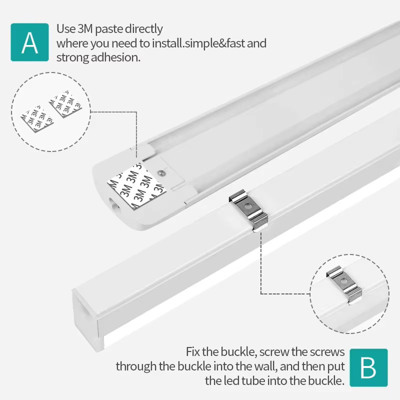 LANGYUE T5 LED-Schrankleuchte in Weiß für Küche und Schlafzimmer - Bild 2