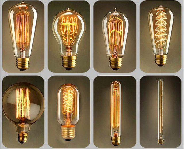 PARKSON Retro Vintage Edison LED Filament Glühbirne E27, dimmbar, transparent, 40W, 220V - Bild 1