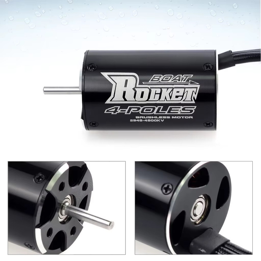 Rocket Sensorloser Brushless Motor 2948, für Traxxas Blast Feilun FT011 RC Boote und Autos - Bild 3