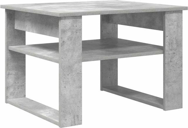 vidaXL Couchtisch in Grau im modernen Design aus Holzwerkstoff, B/T/H: 64 x 54 x 44 cm - Bild 1