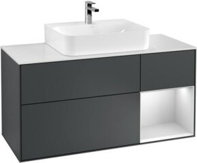 V&B Waschtischunterschrank Finion in Anthrazit lackiert, Breite: 120 cm, Tiefe: 50,1 cm, Höhe: 50,1 cm - Bild 1