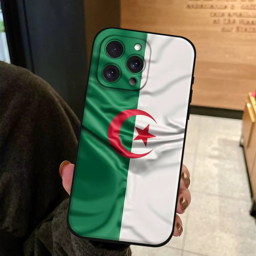 Mesuca Handyhülle mit Algerien-Pass Design für iPhone 11 bis iPhone 17 Pro Max Plus Mini, TPU Weiche Hautfreundliche Hülle, Multicolour - Bild 4