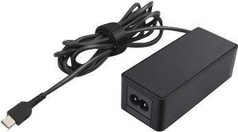 Lenovo 45W Standard AC Adapter USB Type-C Netzteil in Schwarz für Lenovo 100e, 14e, 14w, 300e, 500e, ThinkBook 13s-IML, 14s-IML, ThinkPad 11e/Yoga, A285, A485, E14 und E1 - Bild 1