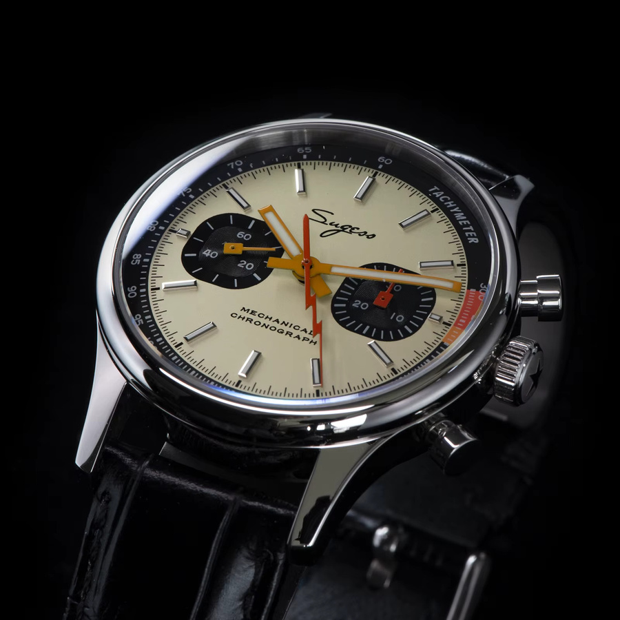 Sugess Armbanduhr, Mechanischer Chronograph, Herren - Bild 2