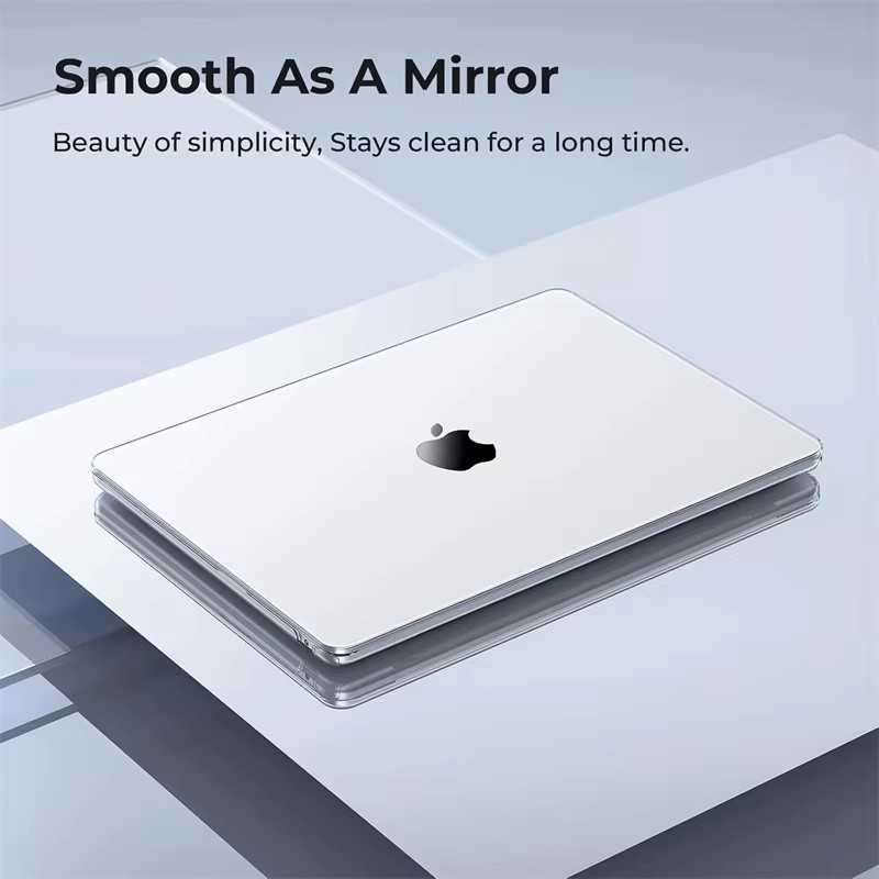 OLPAY Laptop Hülle Transparent für MacBook Air und MacBook Pro 13, 14, 15 und 16 Zoll Hardcover Schutzschale - Bild 2