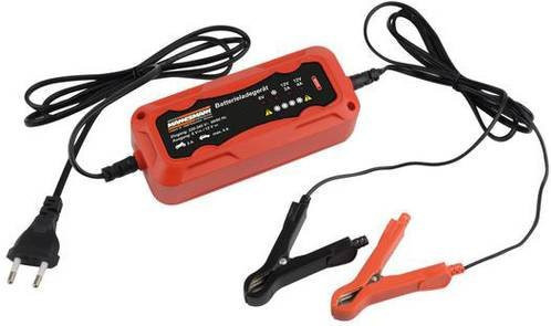 Brüder Mannesmann Kfz-Ladegerät M12711 in Rot, 12 V und 6 V - Bild 1