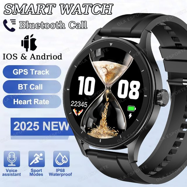 Ola Esporte Smartwatch, Gold, Silikon, Wasserdicht - Bild 1