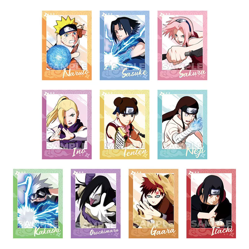 XINGHEDONGMAN Naruto Battle Series Fotopapier, 10-teiliges Set, bunt - Bild 3