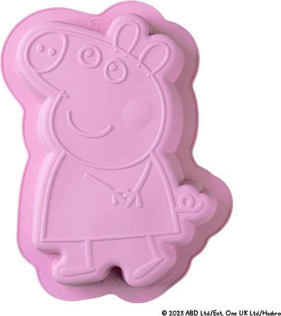 Dr. Oetker Motivbackform Peppa Pig aus Silikon in Pink, B: 27 cm, T: 19,5 cm - Bild 1
