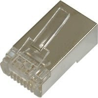 DIGITUS CAT.5e Modularstecker für Rundkabel, ungeschirmt, transparent - Bild 1