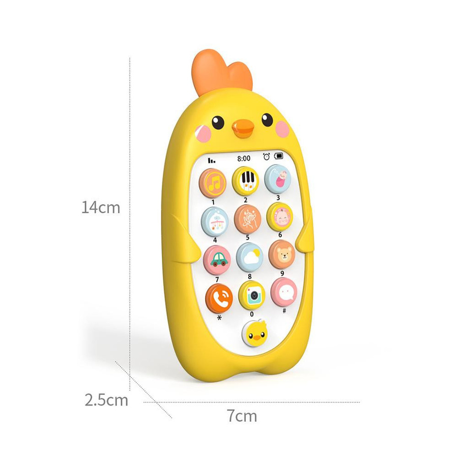Kidsly Elektronisches Baby-Handy-Spielzeug, Silikon, Kunststoff, ab 3 Jahre - Bild 1