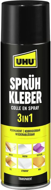 UHU Sprühkleber 3in1 transparent 500 ml - Bild 1