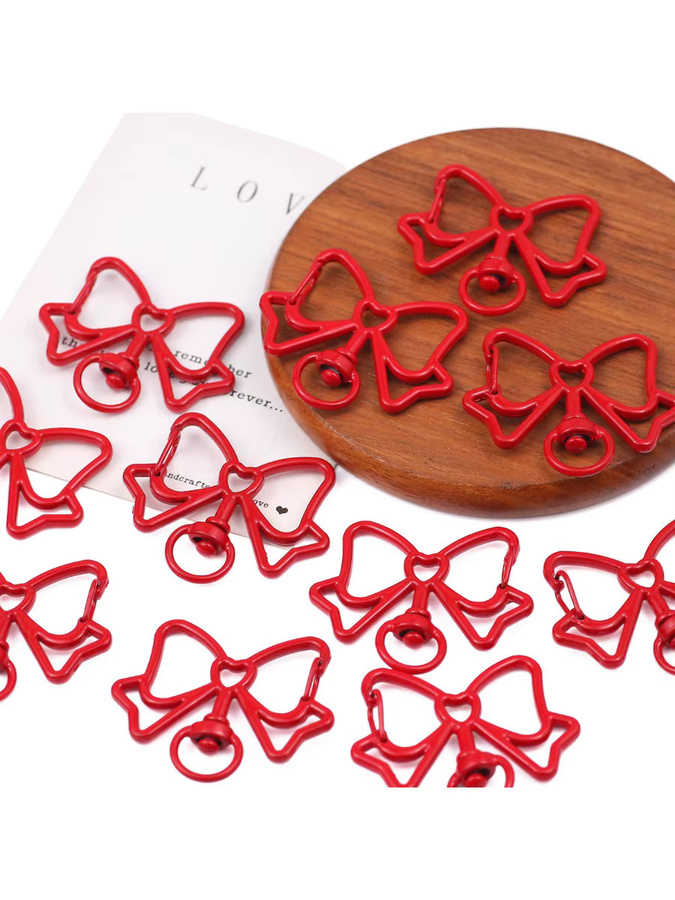 JHNBY Schleifenverschluss, Zinklegierung, Rot, 40 mm - Bild 5