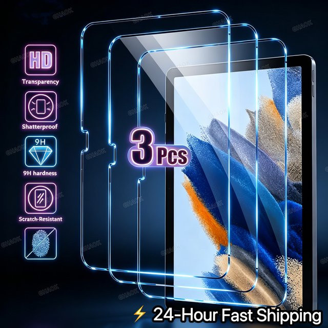 3er-Pack Displayschutzfolie aus gehärtetem Glas für Lenovo IdeaPad Tab Pro 12,7 11 12,1 Zoll, transparent - Bild 1