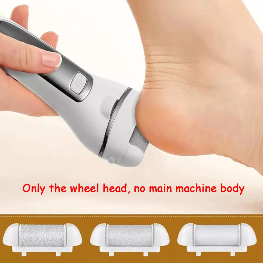 DUTRIEUX 3-teilige Ersatz-Rollenköpfe für Pedi-Fußfeile, Unisex - Bild 3