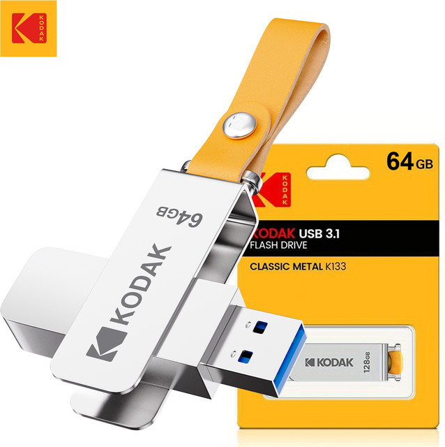 Kodak USB 3.1 Flash Drive USB-Stick in Silber mit 64 GB Speicherplatz - Bild 1