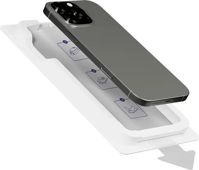 Shockguard EasyShield Privacy Displayschutz für iPhone 17 Air inklusive Positionierhilfe in Transparent - Bild 1