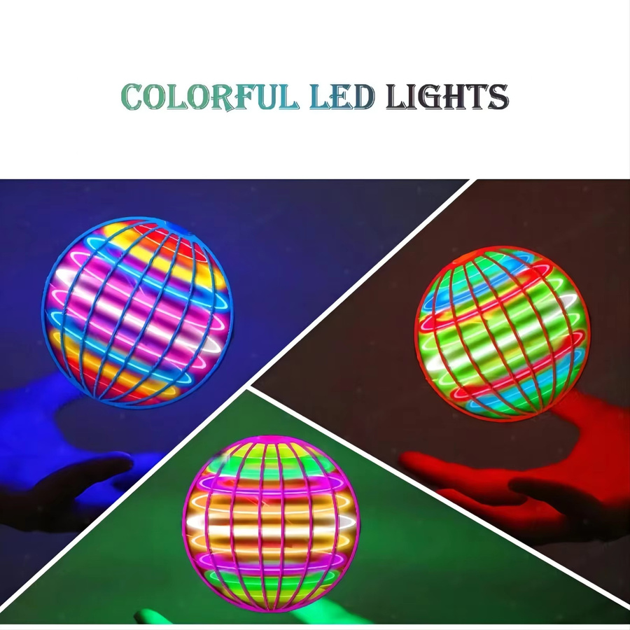 Hot Toys Kosmischer Globus, Fliegender Ball, handgesteuert, farbige LED - Bild 2