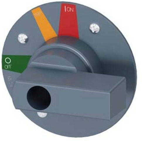 Siemens 3VA9487-0GC01 Leistungsschalterzubehör, Grau, B/H/T: 7,0 x 7,0 x 3,6 cm - Bild 1