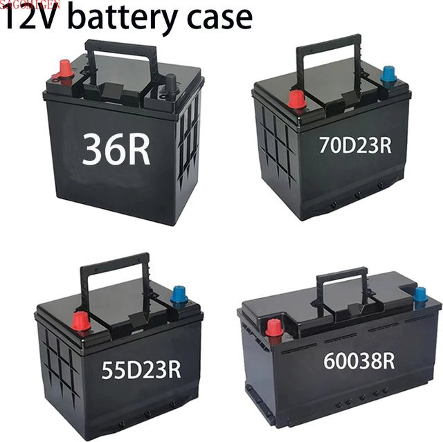 SAGOMIGEN Wasserdichte Kunststoff Batteriebox für 12V 24V Auto Starter, 3S Li-Ion oder 4S LiFePO4 Akkus, Schwarz - Bild 1