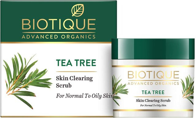 Biotique Teebaum Gesichtspeeling, 50 g, für fettige und unreine Haut - Bild 1