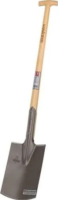 IDEAL Bauspaten mit Trittschutz und Eschen-T-Stiel aus Spezialstahl - Bild 2