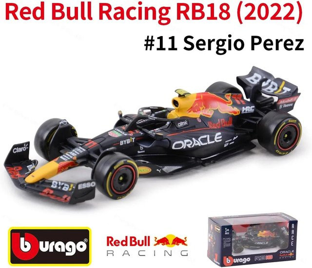 Bburago Red Bull Racing Rb20 Rb19 Rb18 Modellauto, 1:43, ab 4 Jahren - Bild 1
