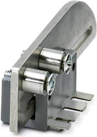 Phoenix Contact CF 500/LOC SCM 6,3/2,5 1212264 Hülsenaufnahme Flachstecker in Silber für 6,3 mm Breite und 0,5 bis 2,5 mm² - Bild 1