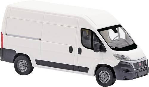 Busch Fiat Ducato PKW Modell H0 Weiß - Bild 1