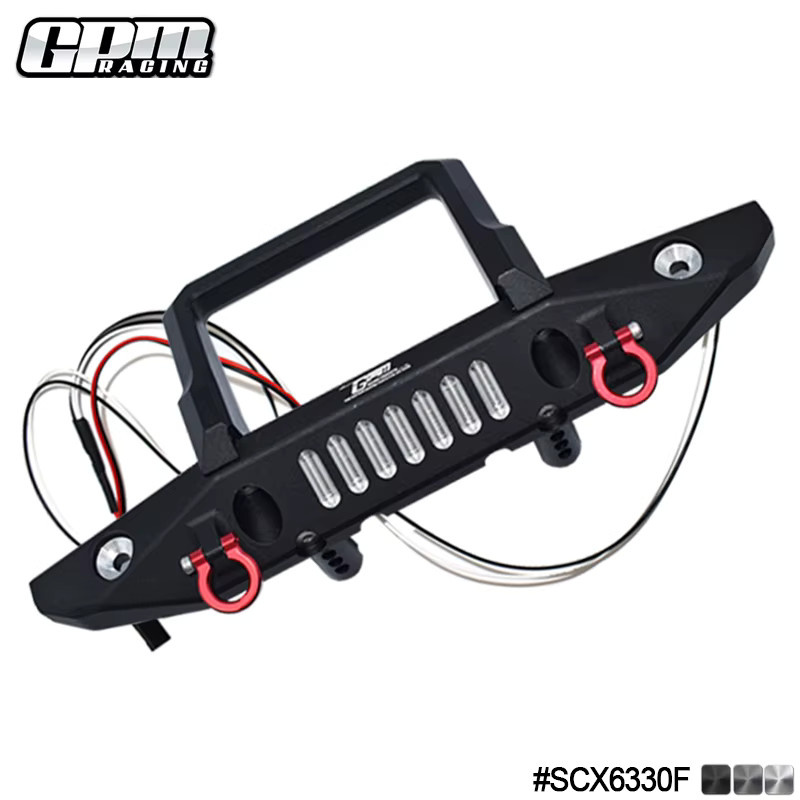 GPM AXIAL 1/6 SCX6 Jeep Trial Honcho, Zubehör, Metall, Schwarz - Bild 4