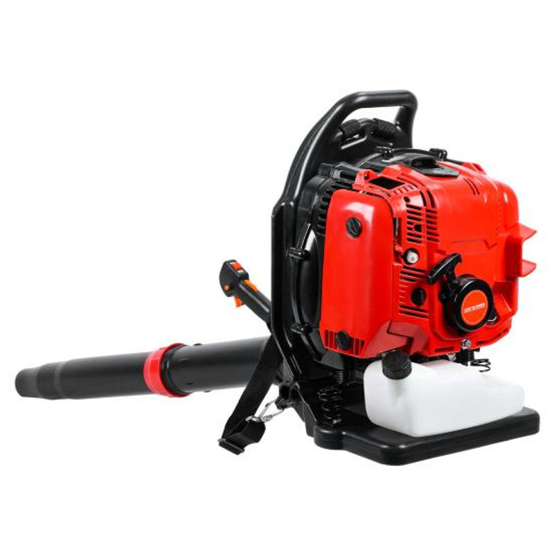 Frolada 4-Takt Rucksack-Benzin-Laubbläser und Schneegebläse in Rot mit 75,6 cm³, variable Geschwindigkeit und Tempomat - Bild 3