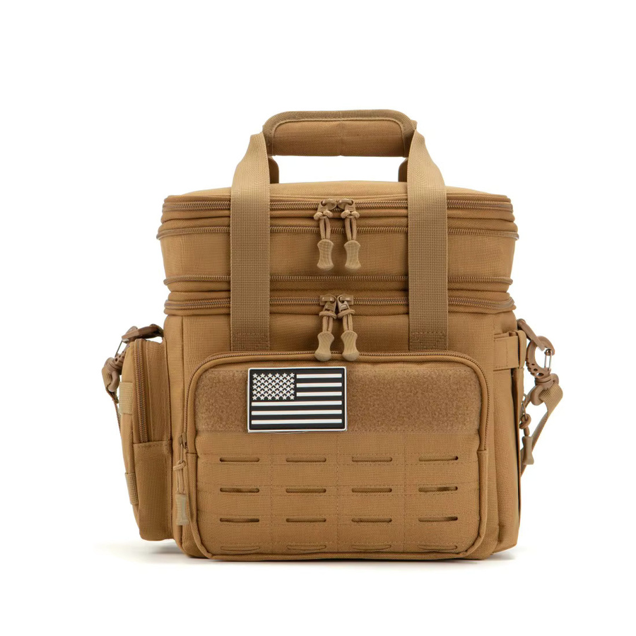 ReFire Gear Taktische Lunchbox in Grün, isolierte und auslaufsichere Kühltasche mit 18 l Volumen und MOLLE-Webgurt für Camping und Picknick - Bild 7