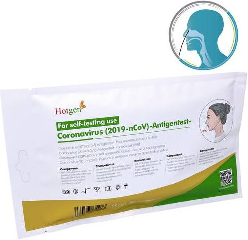 Hotgen SARS-CoV-2 Antigentest zur Eigenanwendung in Weiß - Bild 1
