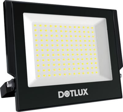 Dotlux LED-Strahler FLOOReco 100 W, Schwarz, 4000 K, IP66, verstellbar - Bild 1