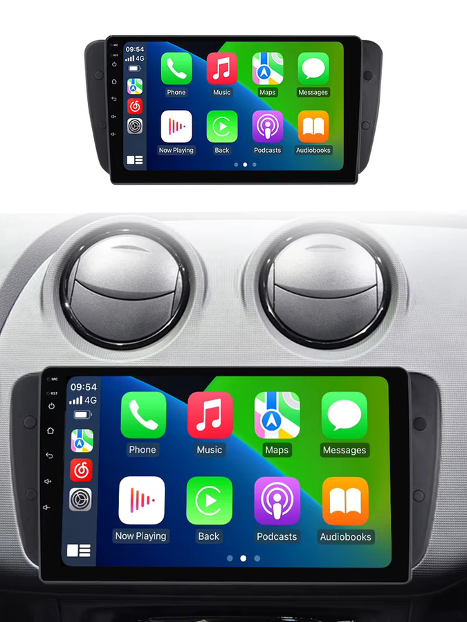 MEKEDE Android 14 Autoradio für Seat Ibiza MK4 6J 2008–2015 mit CarPlay, Android Auto, GPS und WIFI in Schwarz - Bild 7