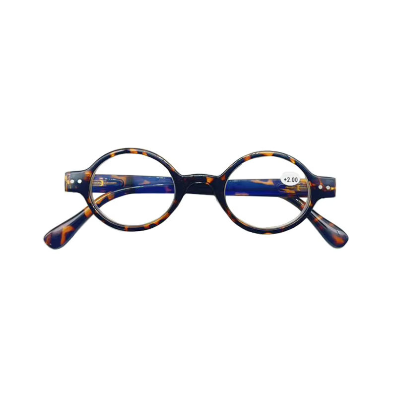 ONEVAN Lesebrille, Rund, Vollrand, Kunststoff, Rot, Unisex - Bild 3