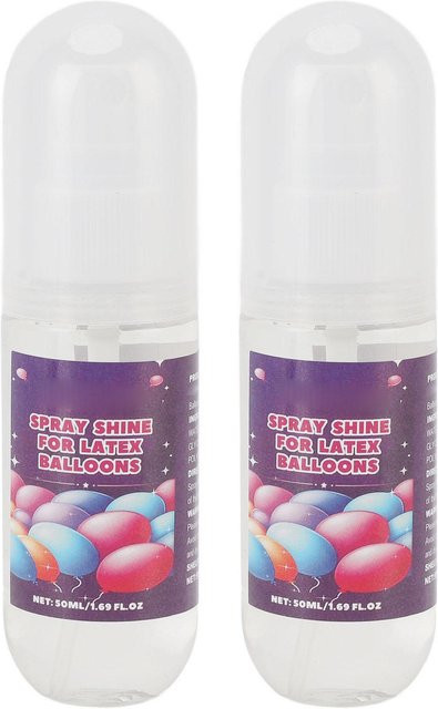 GoolRC Ballonglanzspray für Latexballons Set aus 2 Stück in Weiß, 50 ml pro Stück - Bild 1