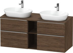 Duravit Waschtischunterschrank D-Neo in Braun, Breite: 140 cm, Tiefe: 55 cm, Höhe: 55 cm - Bild 1