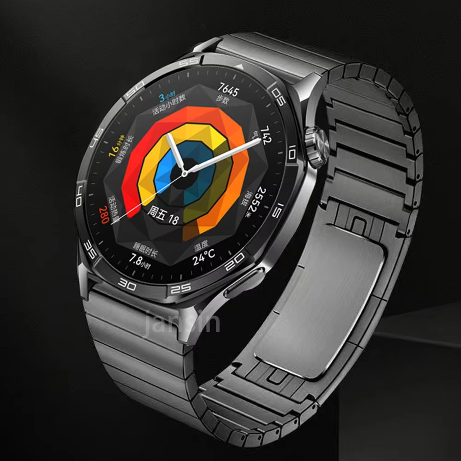 Jansin Uhrenarmband Edelstahl, 22 mm, für Huawei GT6 Pro 46 mm - Bild 3