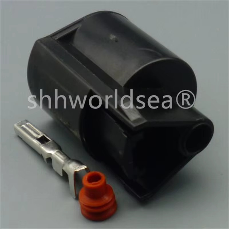 Shhworldsea PB625-010271 Pin 2,2mm Weiblicher Stecker für elektrische Auto-Kompressor-Motoren, wasserdicht, Schwarz, passend für Mitsubishi und Hyundai - Bild 2