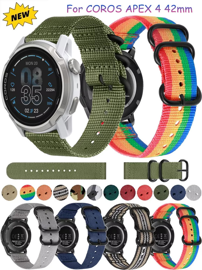 COROS Uhrenarmband Nylon, 22 mm, Unisex - Bild 4