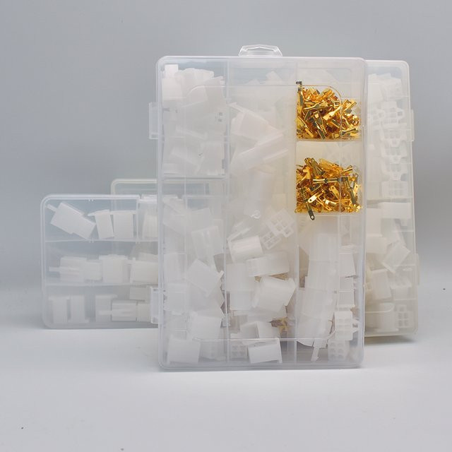 Elektrisches Steckverbinder-Set für Autos und Motorräder mit 2,8 mm Drahtklemmenhaken für männliche und weibliche Anschlüsse, sortiertes Kit mit 2, 3, 4, 6 und 9 Polen - Bild 1