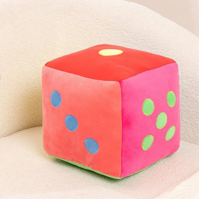 Yiran toy Würfel Plüschtiere, bunt, 12cm - Bild 1