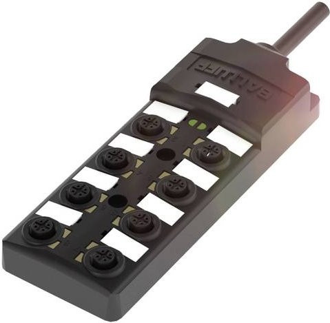 Balluff BPI 8M4A4P-2K-B0-KPXB0-030 BPI0090 Sensor/Aktorbox passiv Multipolverteiler in Grün, Gelb und Schwarz - Bild 1