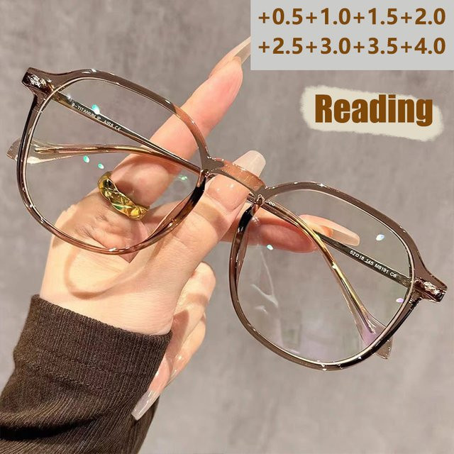DIXSG Lesebrille Damen, Vollrand, Anti-Blaulicht - Bild 1