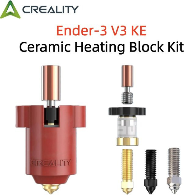 Creality Ender 3 V3 KE Hotend-Kit mit 300 °C Keramik-Heizblockdüse und 60 W Leistung - Bild 1